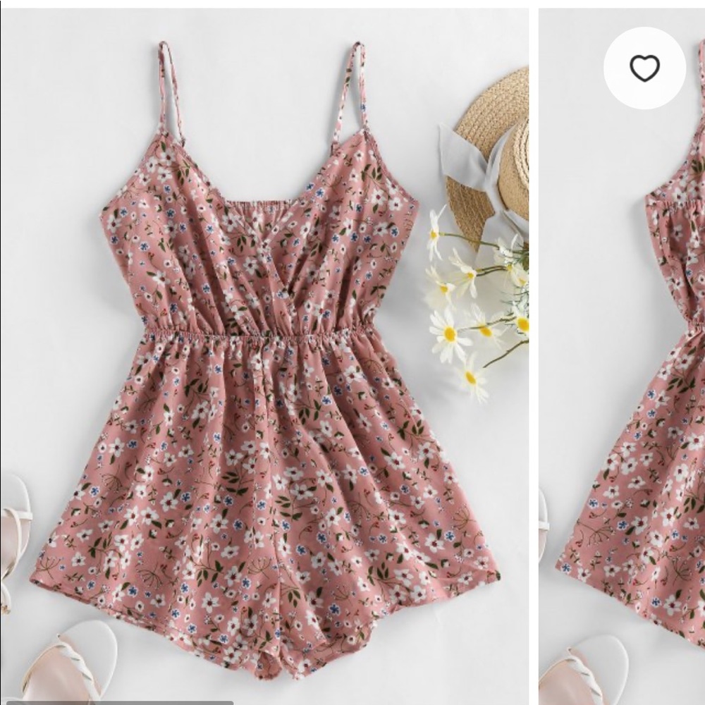 NWT Zaful floral romper